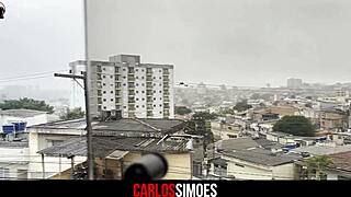 Brazilian Goth Milf Orgasms Hard on Well-Endowed Young Stud's Cock