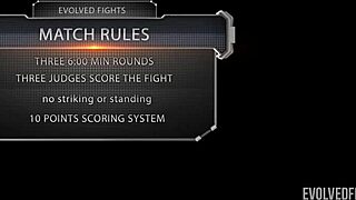 daisy ducati pins bella rossi in rough lesbian wrestling then fingers her wet pussy