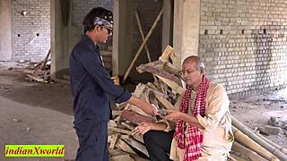 Stepmom SAVES 18yo Girl From Gangster With DIRTY Indian SEX!