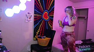 Girlfriend twerks horny on cam fingering wet pussy march 15