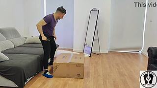 Dollified Nerdy Brunette Student Stripped for First-Time Fuck Doll Humiliation