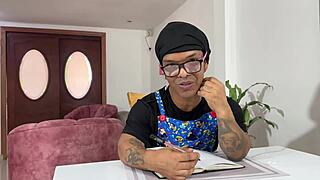 pregnant latina stepsis fucks tiny enano's hard cock anal