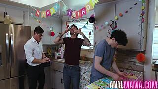 liv's b-day: nasty anal pounding from stepson wild ride