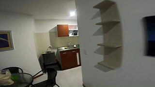 met street slut for food she grabs my dick in her bathroom