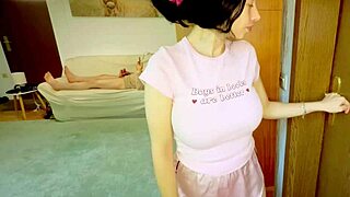 stepdaughter spies stepdaddy jerking off alone