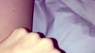 Wife Fingers Shaved Wet Pussy to Intense Orgasm