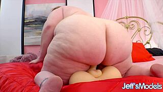 Plump Mature AsstyN Martin Dildo Masturbates Big Ass Tits