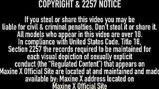 Maxine X fingerfucked hard by redhead Lily Cade and Chrissy Daniels!