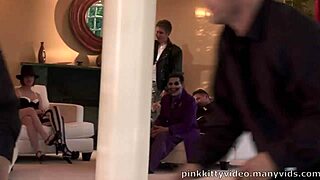 Madelyn Marie Cosplay as a seductively captivating catwoman in this hot video