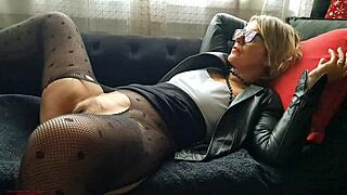 caught on cam! wife cheating affair peaks in orgasm then panics mid-fuck