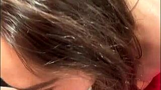 Tantric massage builds to huge facial cumshot for amateur Ava Alex