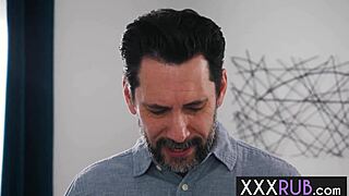 Pervert Cashes Coupon on Summer Vixen’s Small Tits Blonde Milf Massage!