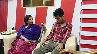 Can this big boobs indian milf's passionate stepson fuck satisfy you?