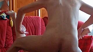 German Milf Sandra Facefucked Strangled Anal Creampie!