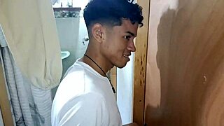 Couldn't resist sneaking a peek at stepmom's ass then fucked her hard alone at home