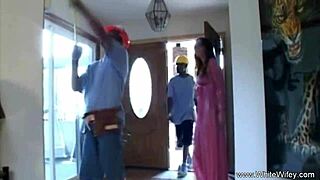 i loved my first interracial dp anal threesome as hot wifey