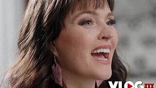 Krissy Lynn Seduces And Rides Massive Cock In Lingerie