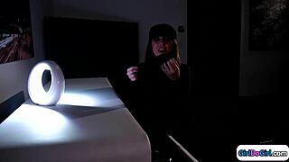 dominant latina milf bites teen nipples spanks licks pussy in lezdom frenzy