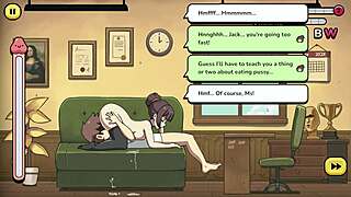 Cartoon Milf Bent Over Takes Dick Deepthroat Sucks Cock Titty Fucks