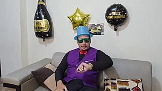 big ass stepmom fucks stepson to welcome new year?