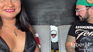 hotwife culona bends over for hubby's best friend doggystyle pounding