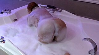 bikini wife pounded anally in motel jacuzzi cuckold husband watches