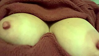 italian milf artemisia love bounces juicy big natural tits close-up