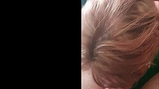 Master trains bitch deepthroat to swallow cum in her throat submission