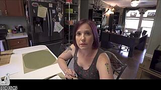 Christian Stepmom Jane Cane Craves Shiny Cock Tease