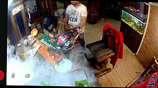 ring cam catches wife riding biker cock cheating orgasm