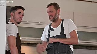 Horny milf olivia del rio dp fucked by construction workers