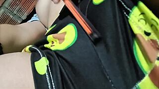 Colombian 18yo Bunny Strips Miniskirt In Homemade Video Call Tease