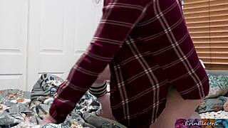 Caught Stepmom Masturbating? Now Cowgirl Creampie Ride!