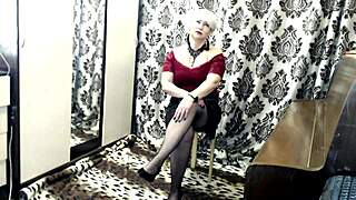 russian milf slave aimeeparadise submits in bdsm handcuffs humiliation