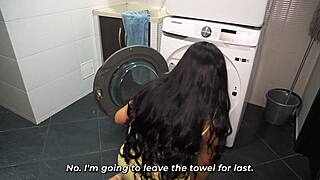 stuck stepmom's fat latina ass tempts stepson's monster cock rescue pounding