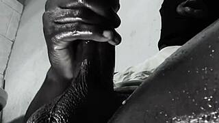 Big muscular guy dumps huge cum loads in public toilet