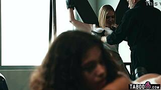 extreme fisting bondage 3some blasts blonde milf with black teen!