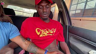 Nigerian wife cheats with new stepson on big black cock!