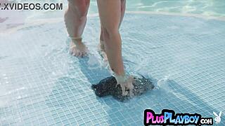 Big Boobs Milf Strips Lingerie After Hot Posing Session