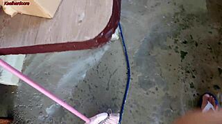 Hot Short Maid GRABS My COCK and RIDES It Hard