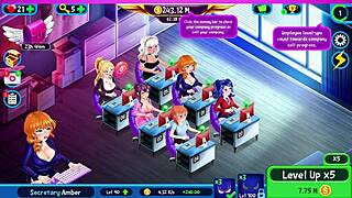 new secretary at work gets playful fingering and wild office milf action!!