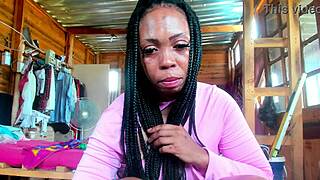 damn, this big booty ebony milf in jeans and boots is pure fire!