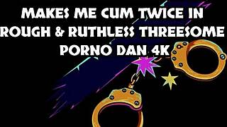 Curvy Booty Milf Vicky Love Rides Double Cock Cowgirl Doggystyle MMF Threesome