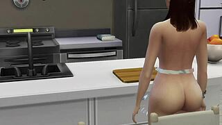 i crave my mommy's big tits in this forbidden family fuck