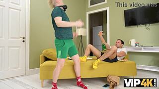 vip4k milf neighbor joins hot casting threesome